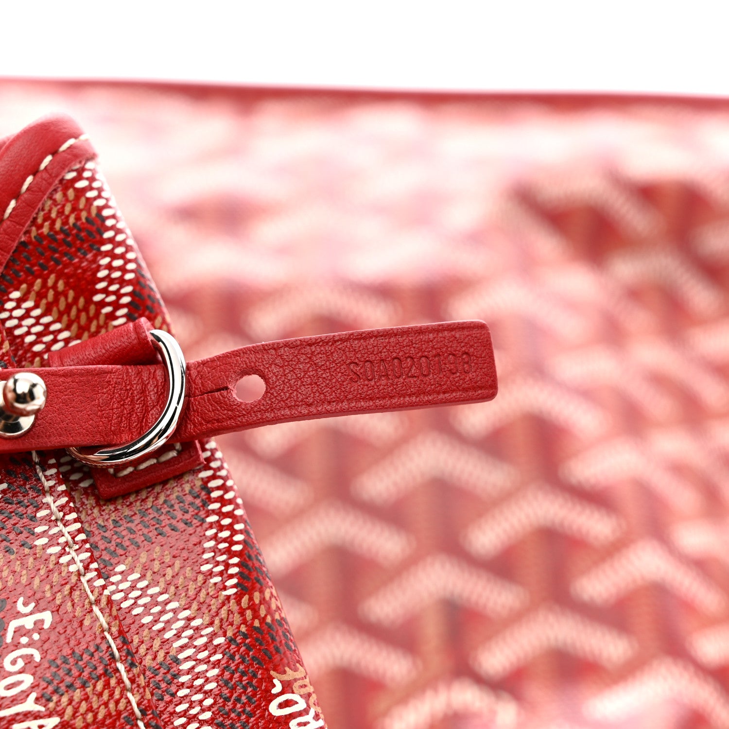 Goyard Goyardine Reversible Mini Anjou Red 12 of 19