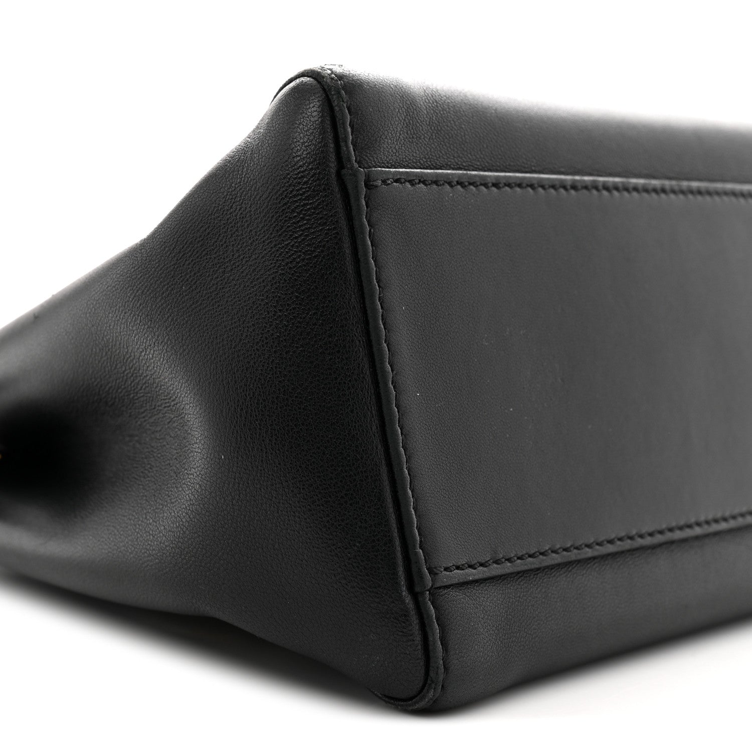 Fendi Nappa Mini Peekaboo Iconic Satchel Black 9 of 12
