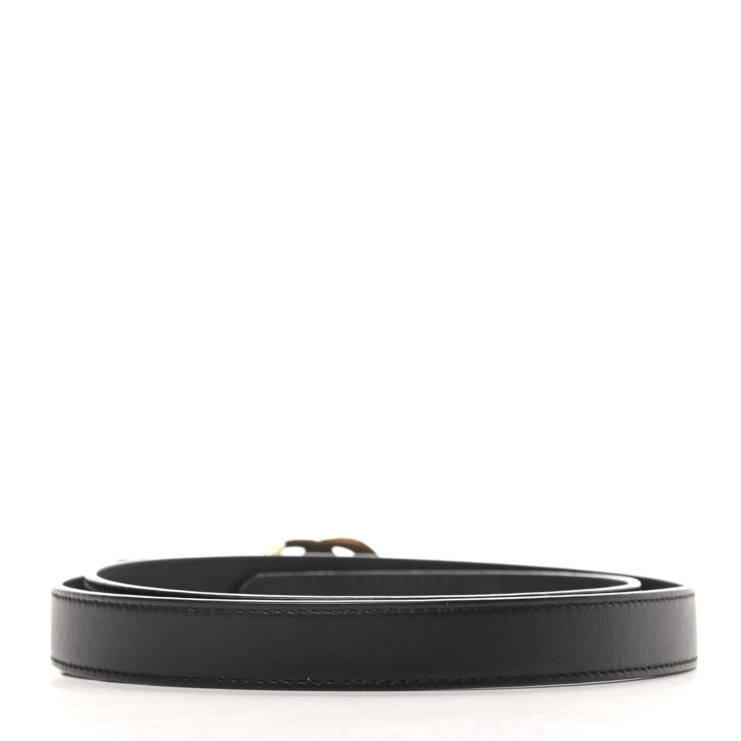 Gucci Calfskin Double G 20mm Belt 85 34 Black 2 of 5