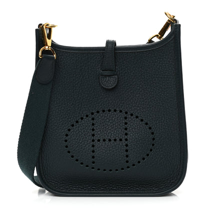 Hermes Taurillon Clemence Evelyne TPM Vert Cypress 1 of 10