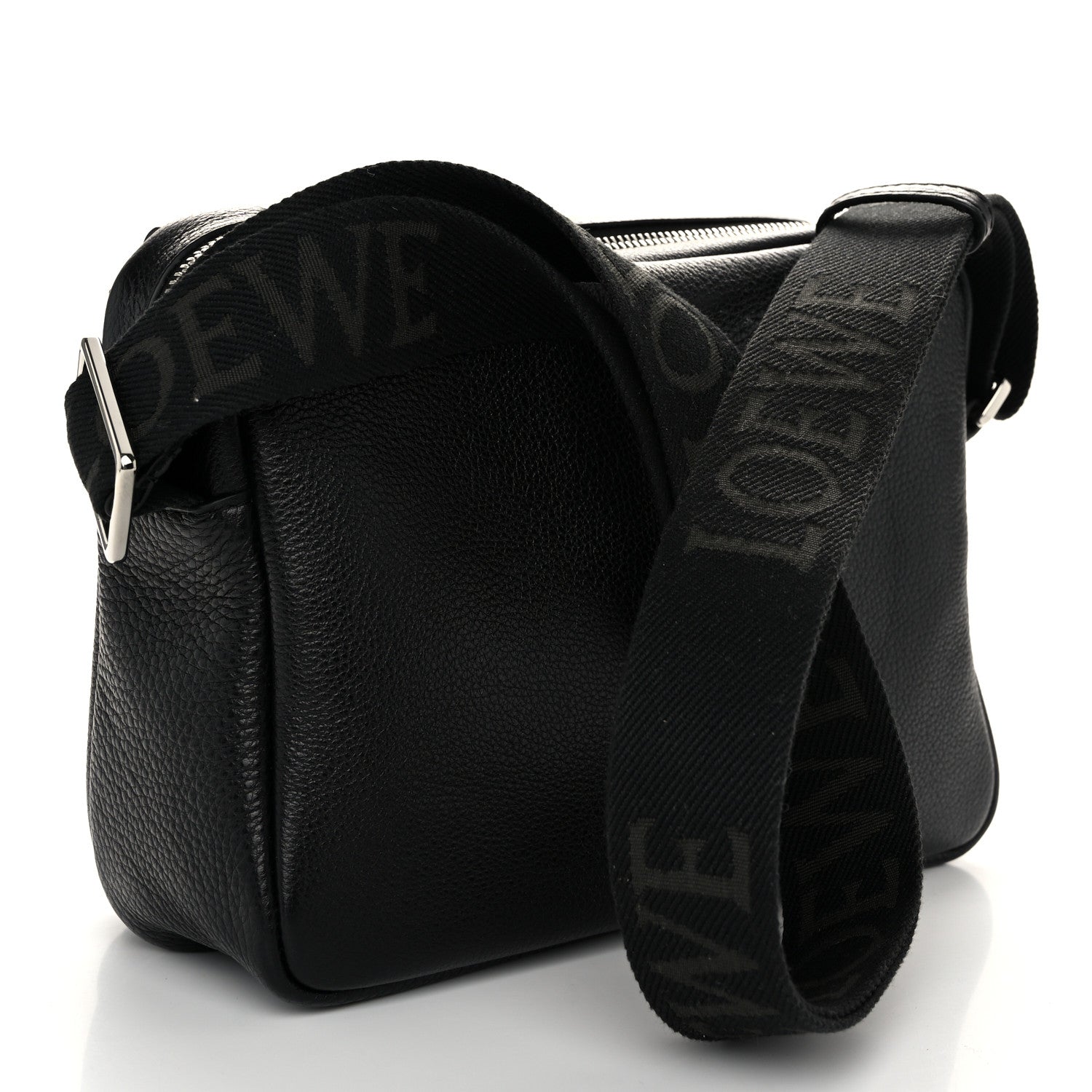 Loewe Supple Grained Calfskin Medium Messenger Bag Black 3 of 10