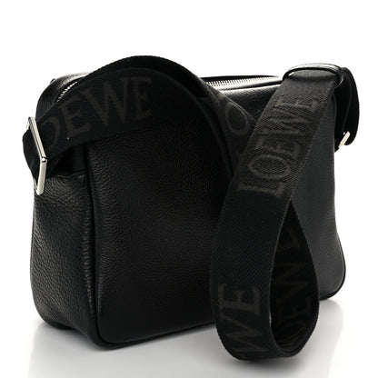 Loewe Supple Grained Calfskin Medium Messenger Bag Black 3 of 10