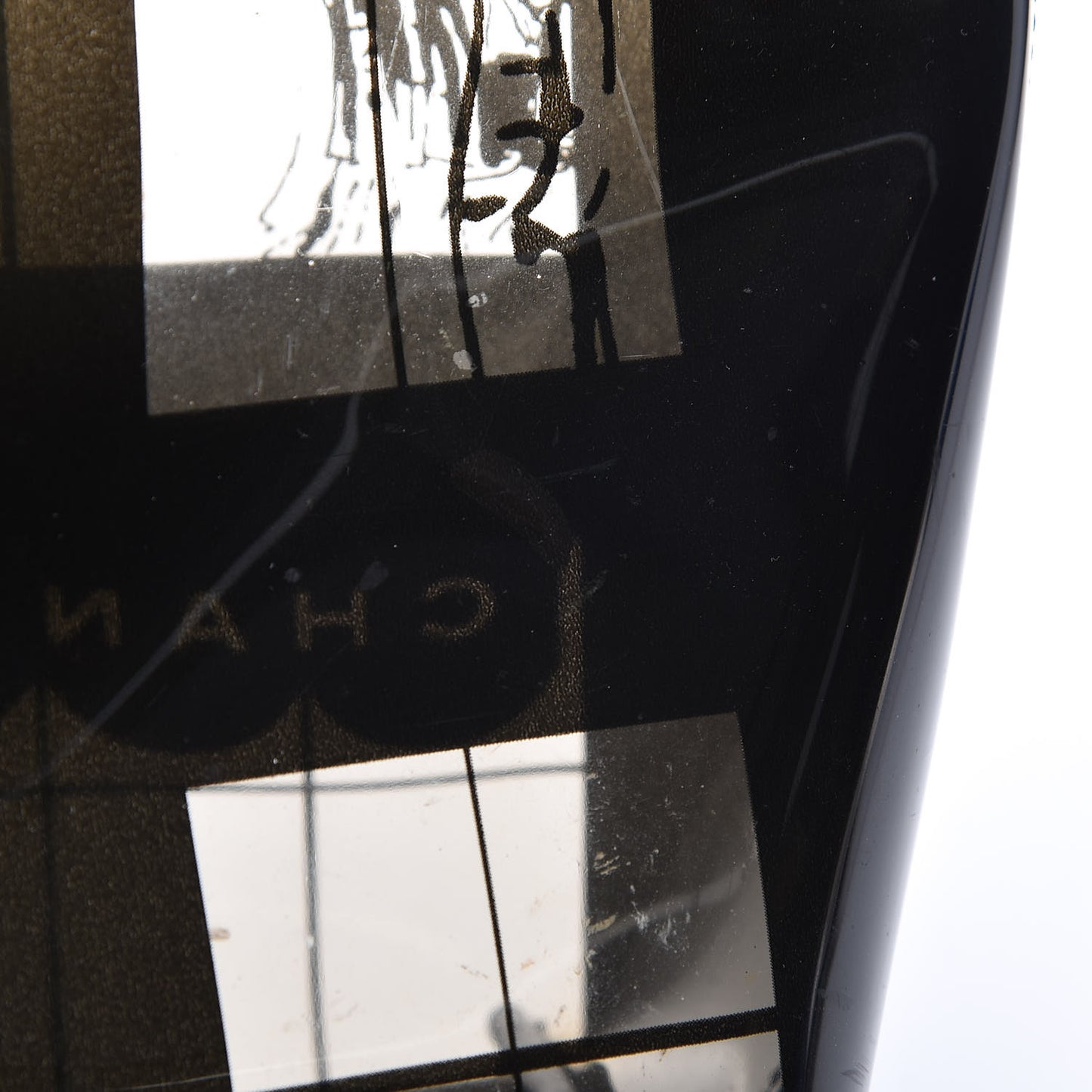 Vinyl Coco Window Tote Black