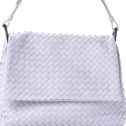 Bottega Veneta Nappa Intrecciato Flap Shoulder Bag Oyster Lilac 6 of 8