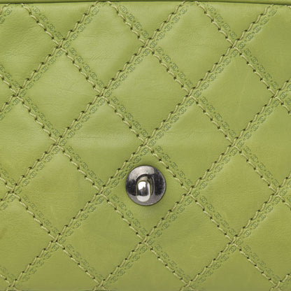 Chanel Calfskin Quilted Medium Coco Sporran Flap Green 12 of 16