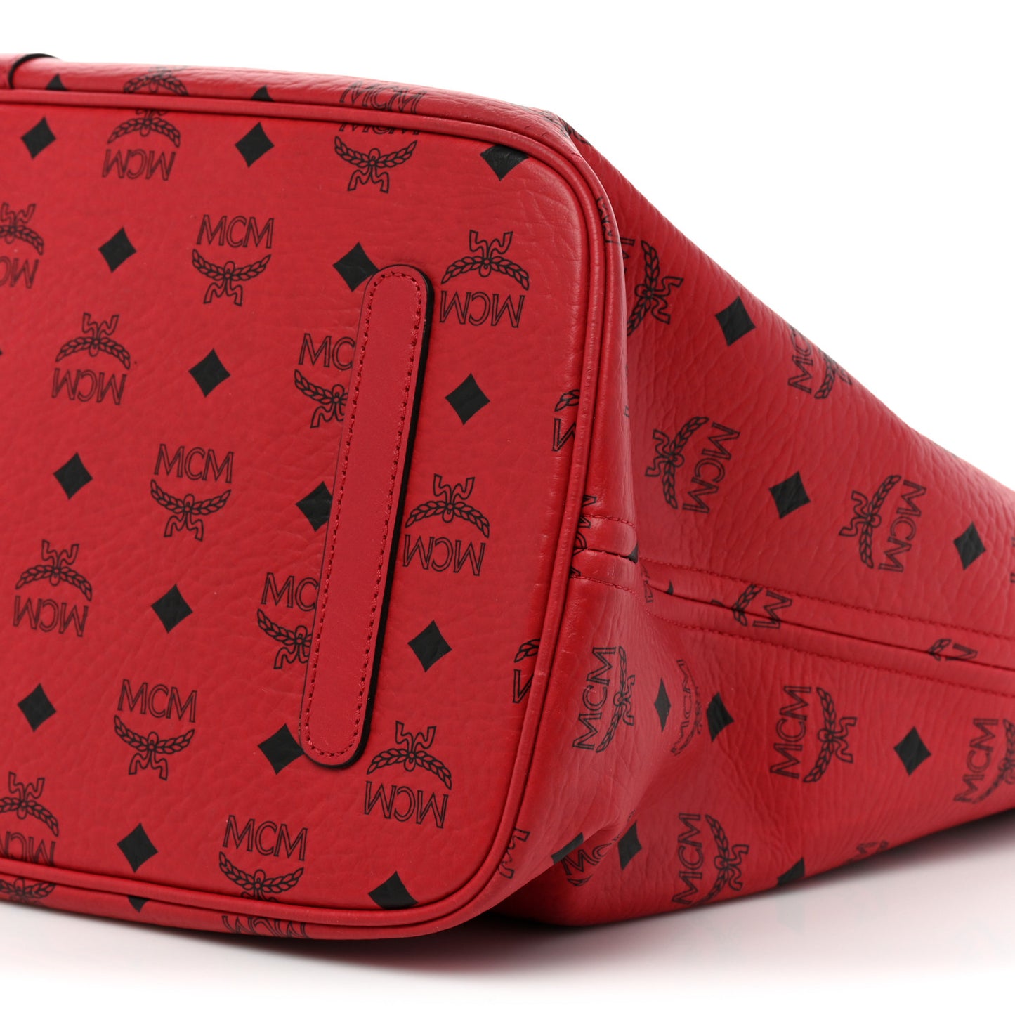 Visetos Large Liz Reversible Shopper Tote Ruby Red