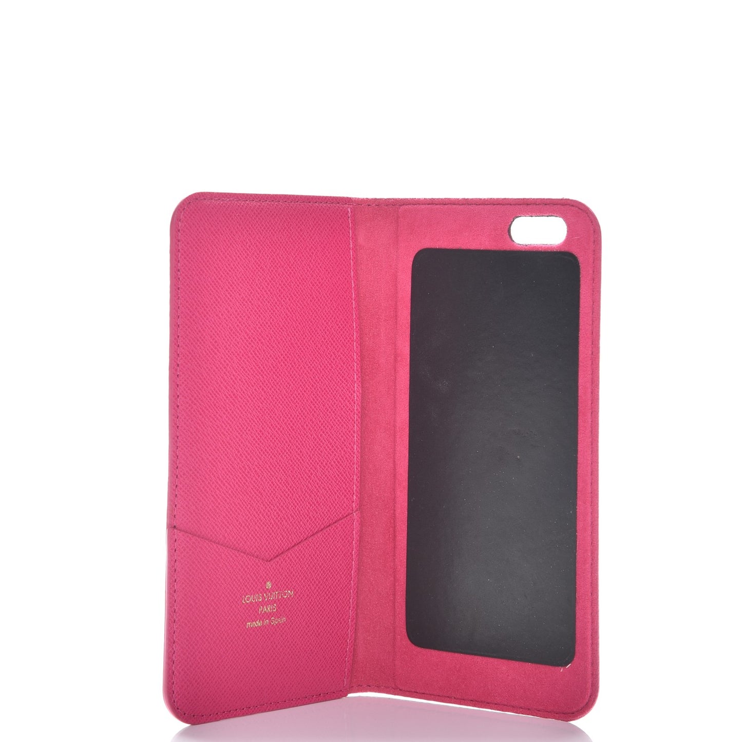 Monogram iPhone 6 Plus Folio Case Pink