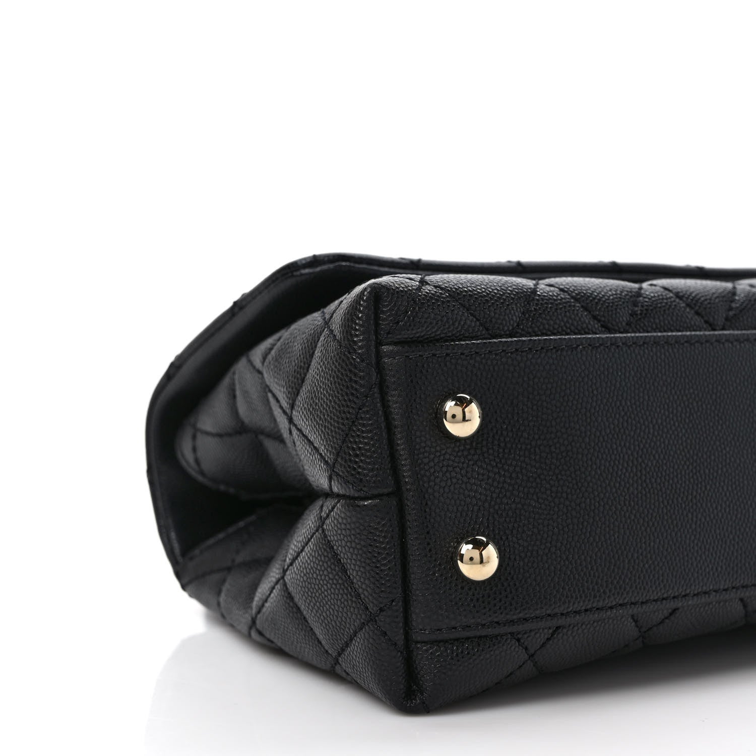 Chanel Caviar Quilted Mini Coco Handle Flap Black 8 of 9