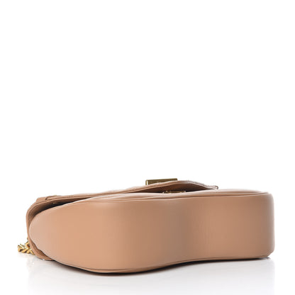 Louis Vuitton Calfskin New Wave Chain MM Noisette 4 of 12