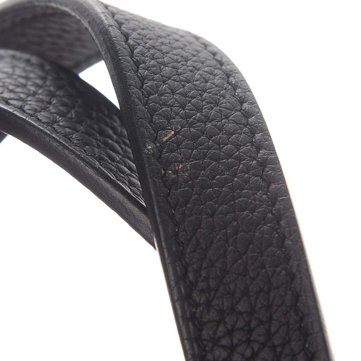 Hermes Taurillon Clemence Halzan 31 GM Black 10 of 11