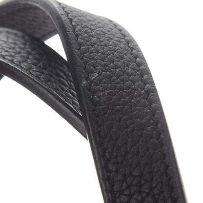 Hermes Taurillon Clemence Halzan 31 GM Black 10 of 11
