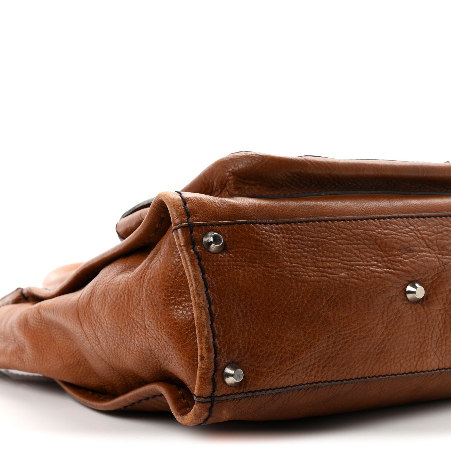 Chloe Calfskin Edith Tote Muscade 9 of 11