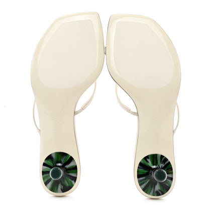 Jimmy Choo Nappa Malachite Etana Mule 39 Latte 5 of 8