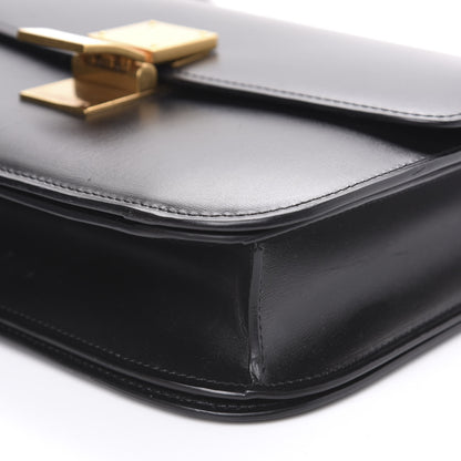Celine Box Calfskin Medium Classic Box Flap Bag Black 9 of 11