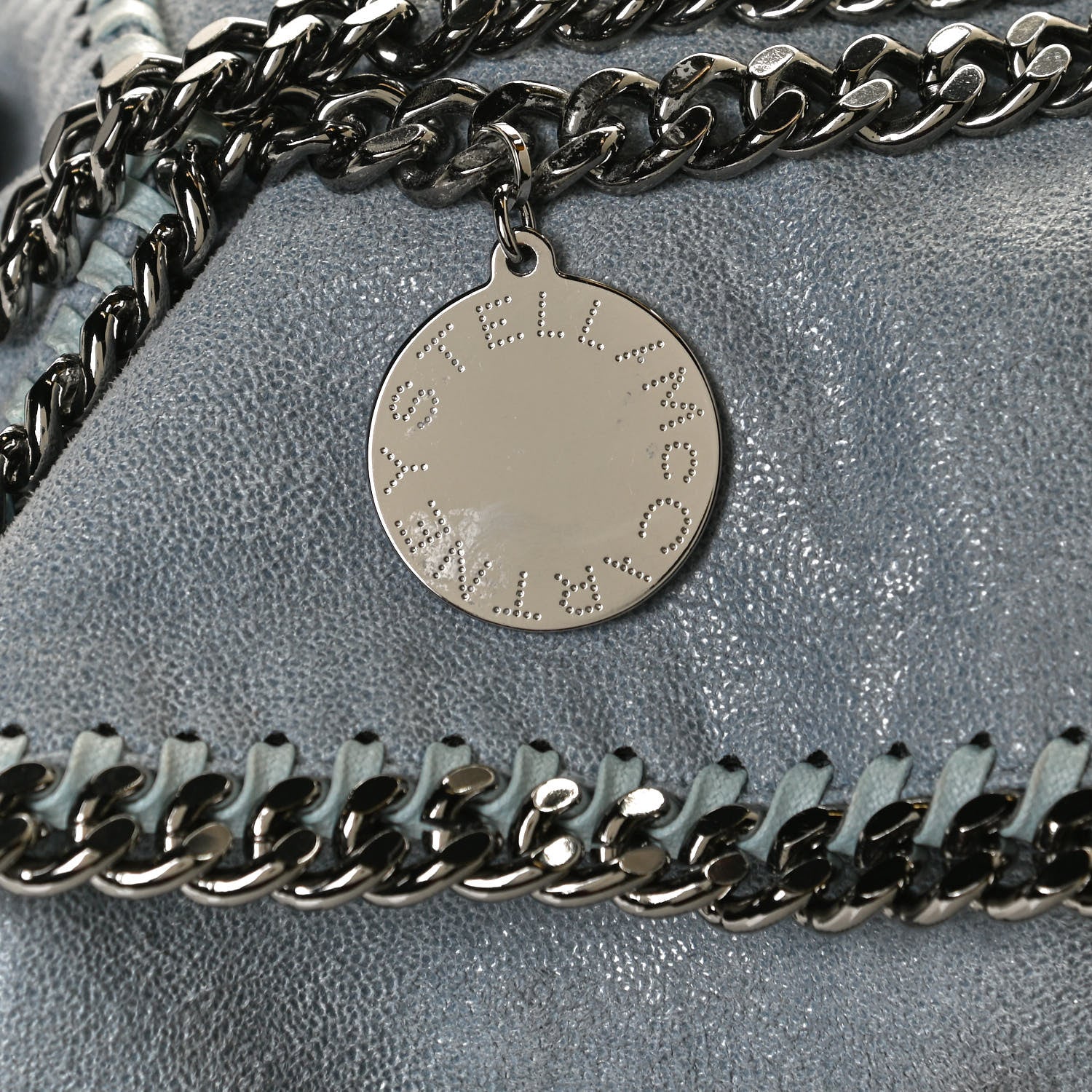 Stella McCartney Shaggy Deer Big Falabella Tote Duck Blue 12 of 12