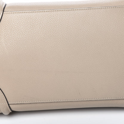 Celine Drummed Calfskin Mini Luggage Dune 22 of 23