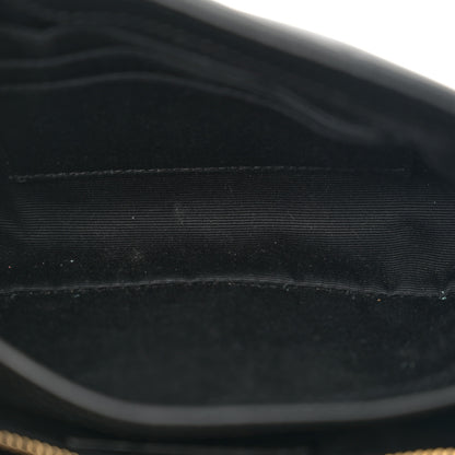 Saint Laurent Calfskin Y Quilted Monogram Toy Loulou Crossbody Bag Black 5 of 12