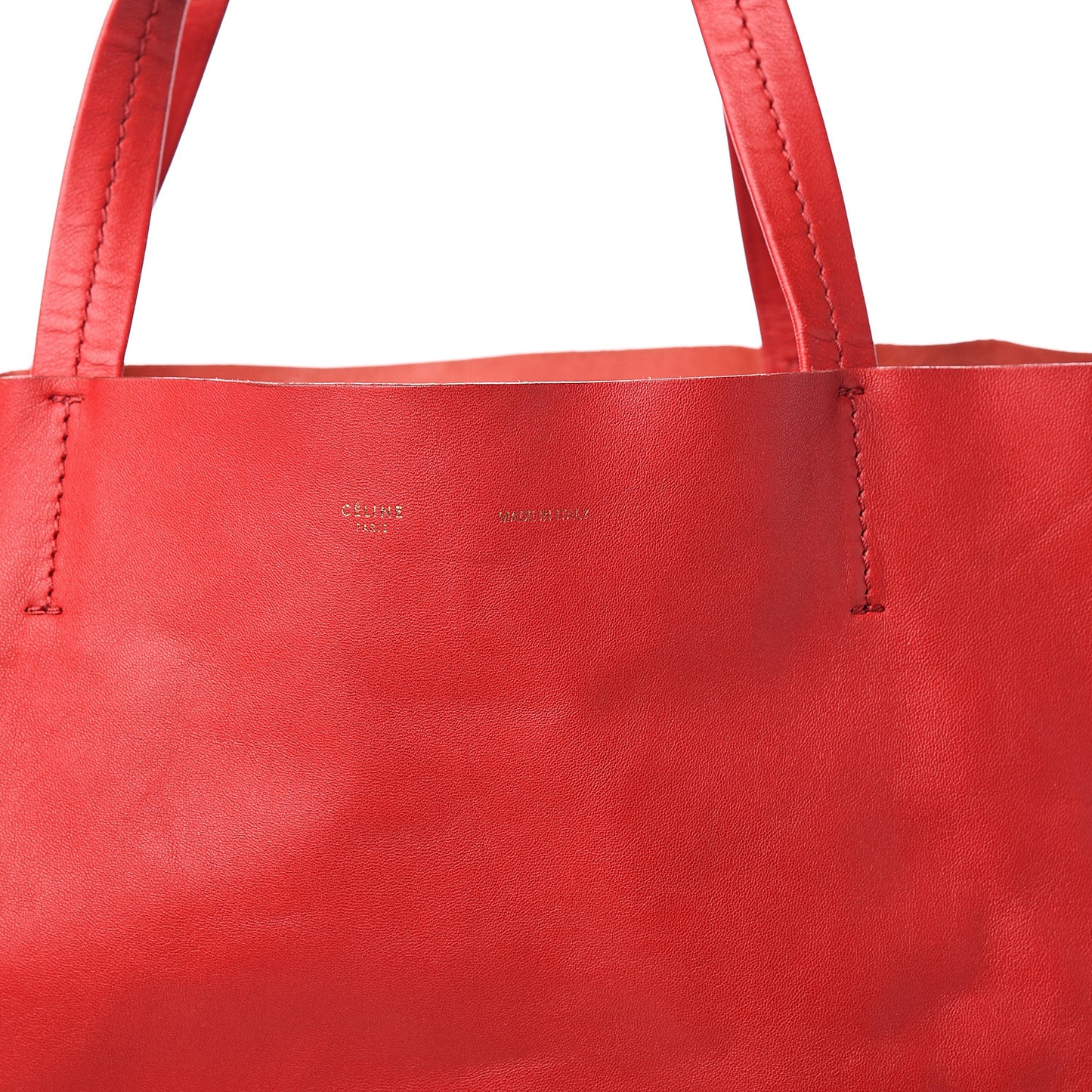 Lambskin Horizontal Cabas Magenta