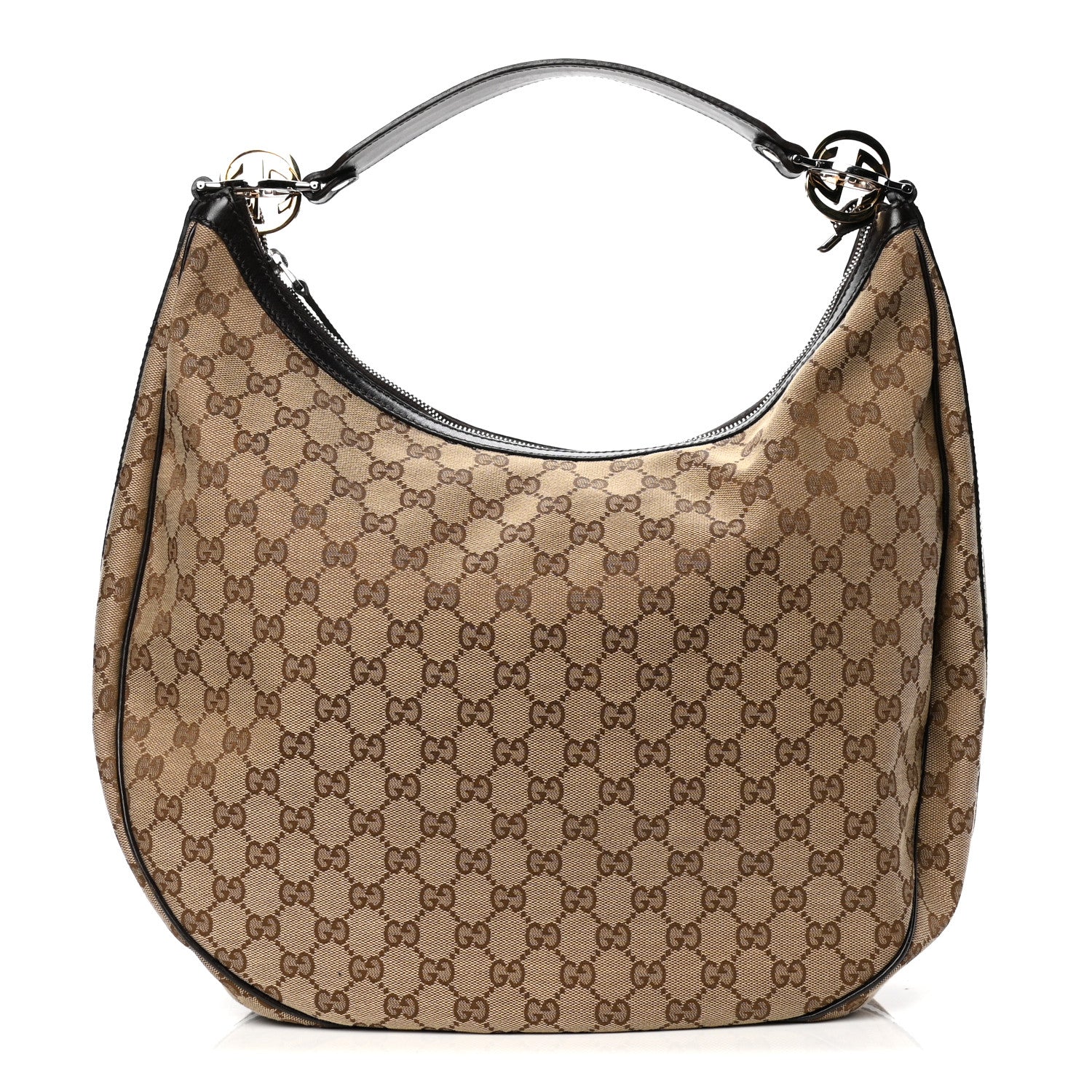 Gucci Monogram Large GG Twins Hobo Dark Brown 1 of 6