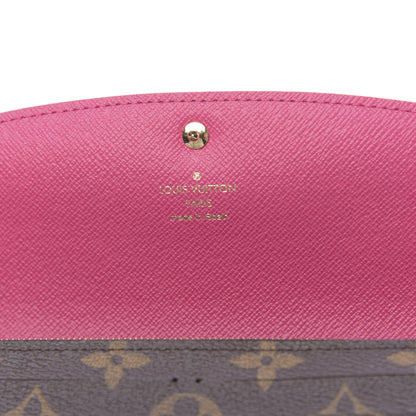 Louis Vuitton Monogram Bloom Flower Emilie Wallet 6 of 7