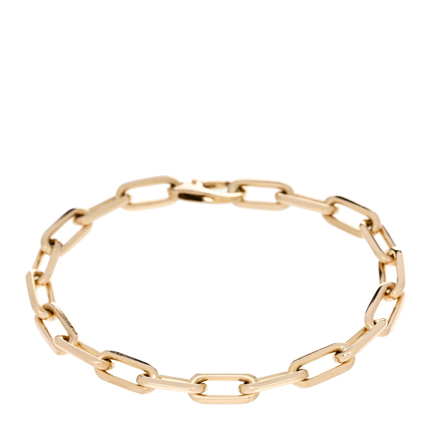 Cartier 18K Yellow Gold Santos de Cartier Link Chain Bracelet 1 of 5