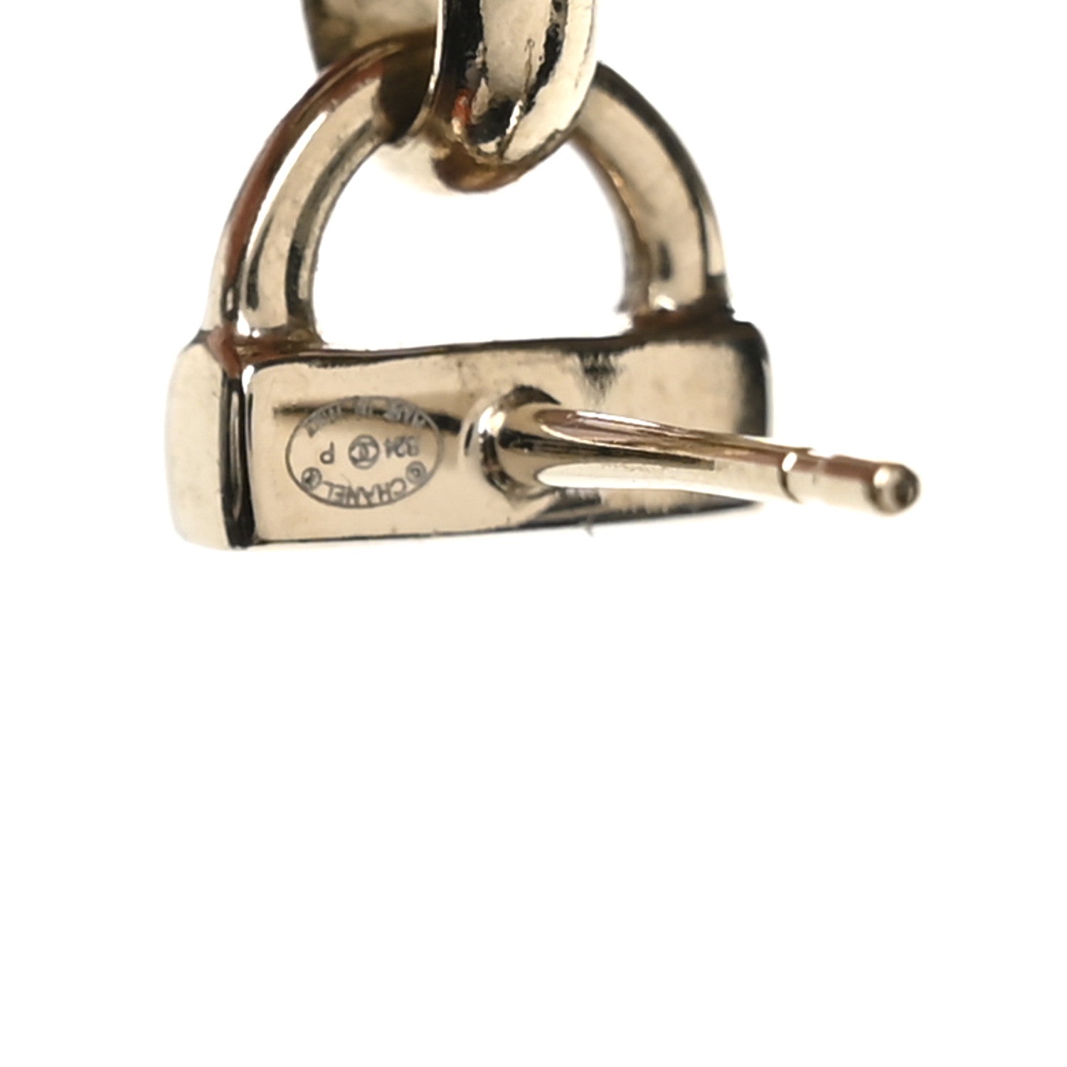 Chanel Enamel CC Drop Earrings Black 4 of 5