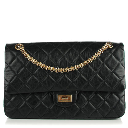 Chanel Aged Calfskin Quilted 2.55 Reissue 226 Flap Black 1 of 7
