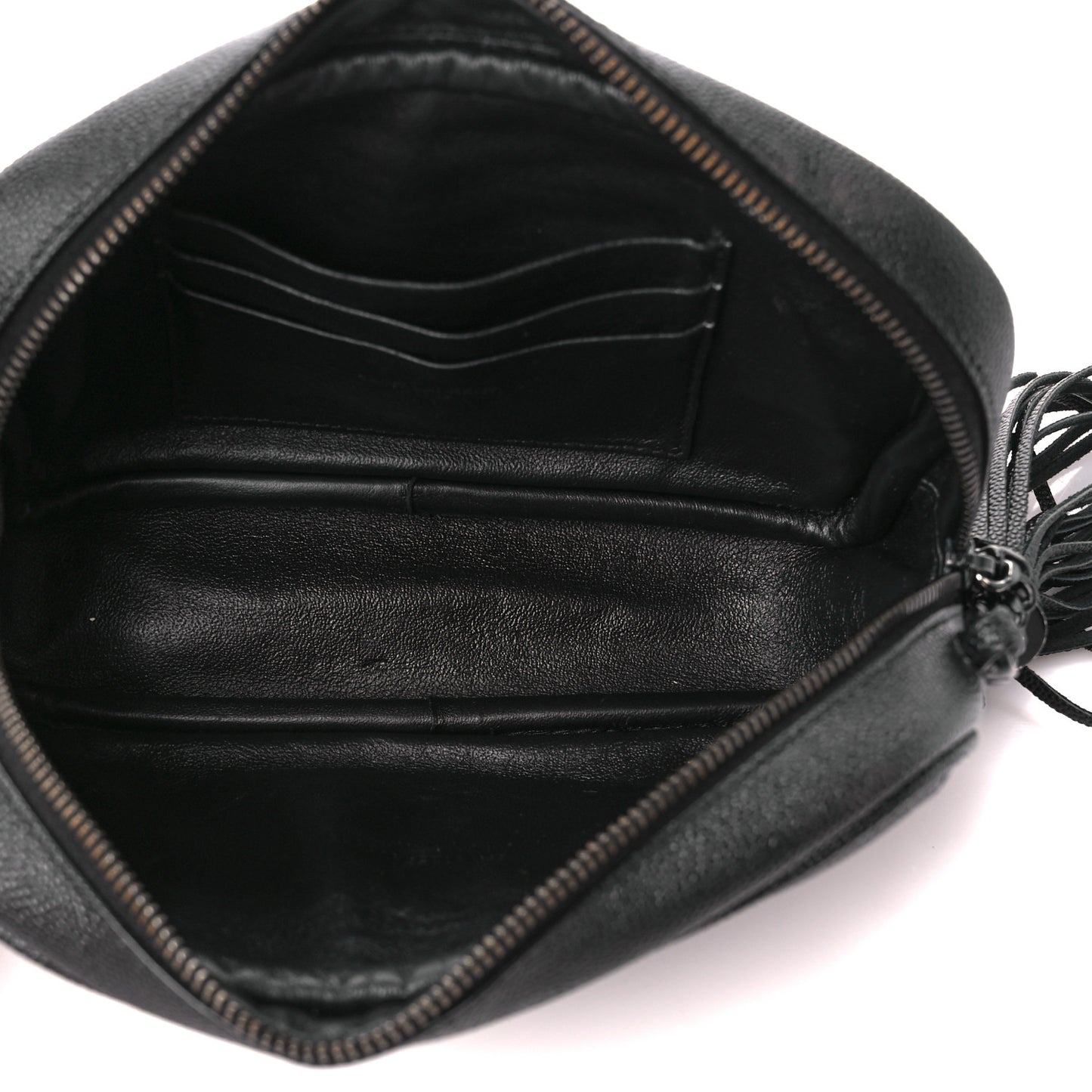 Grain De Poudre Matelasse Monochrome Monogram Mini Lou Camera Bag Black