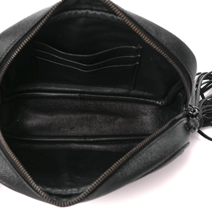 Saint Laurent Grain De Poudre Matelasse Monochrome Monogram Mini Lou Camera Bag Black 5 of 10