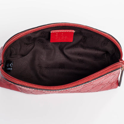 Gucci Guccissima Cosmetic Case Red 5 of 9