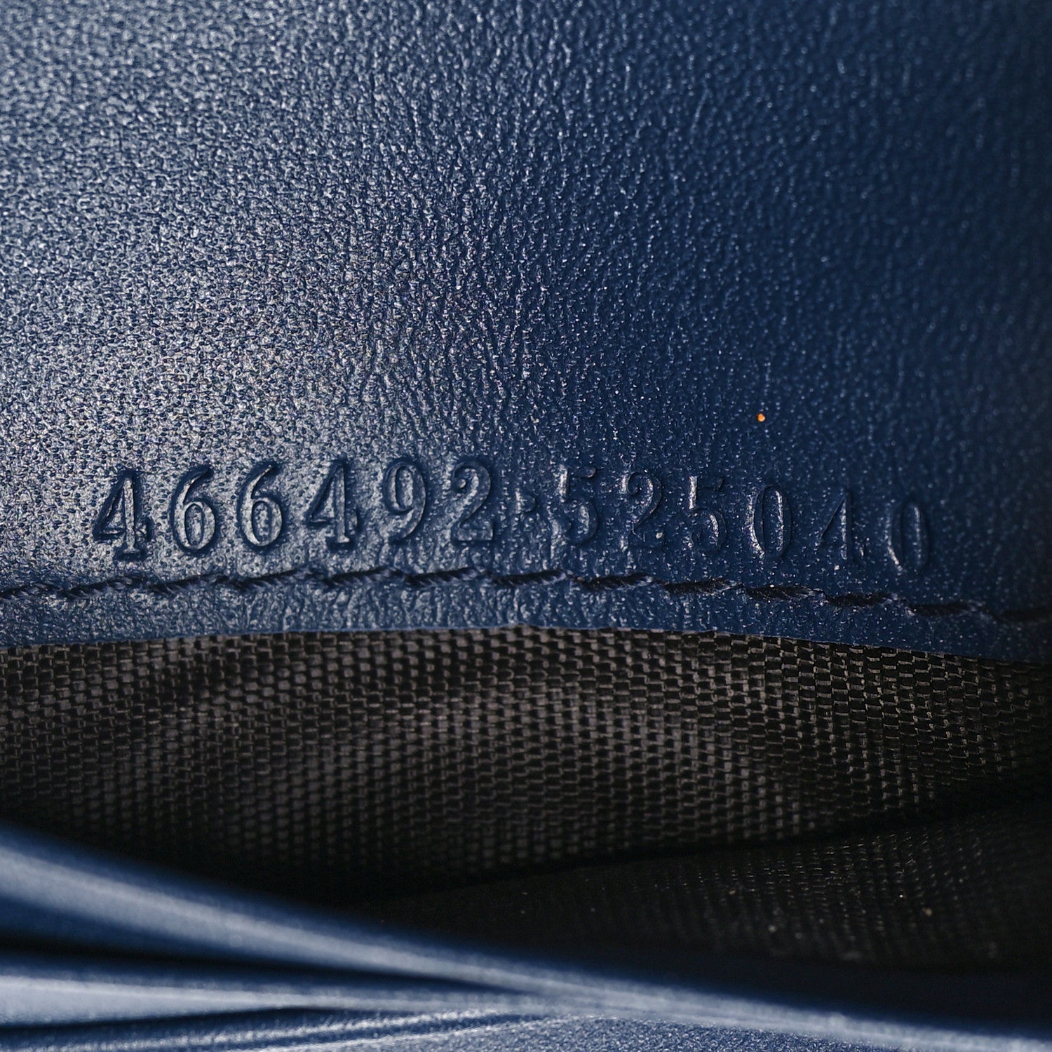 Gucci Denim Matelasse Floral Embroidered GG Marmont Card Case Wallet Blue 8 of 10