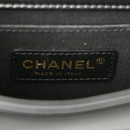 Chanel Lambskin Quilted Boy Brick Studded Flap Black 6 of 10