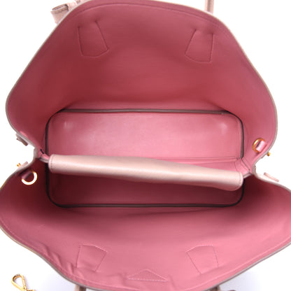 Prada Saffiano Cuir Medium Double Bag Cammeo Rosa 5 of 9