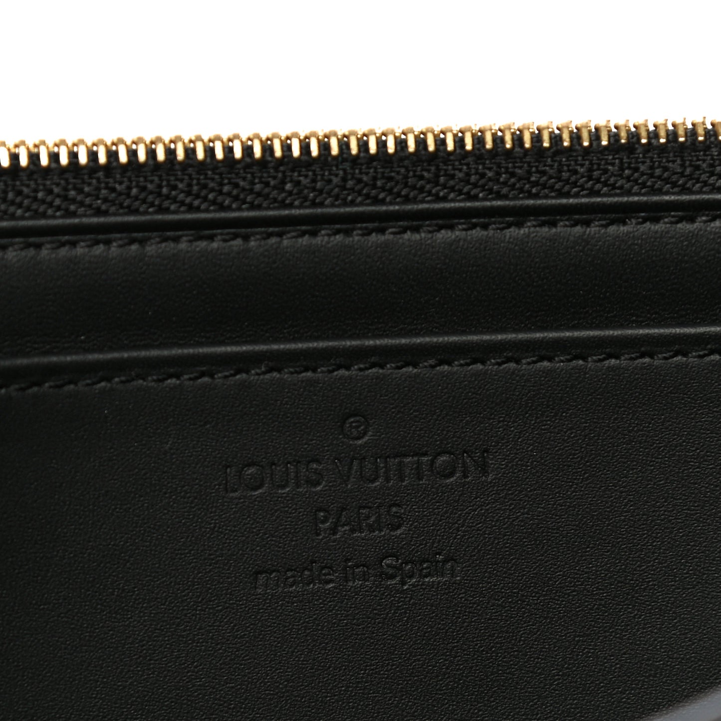 Patent Louise Clutch Black