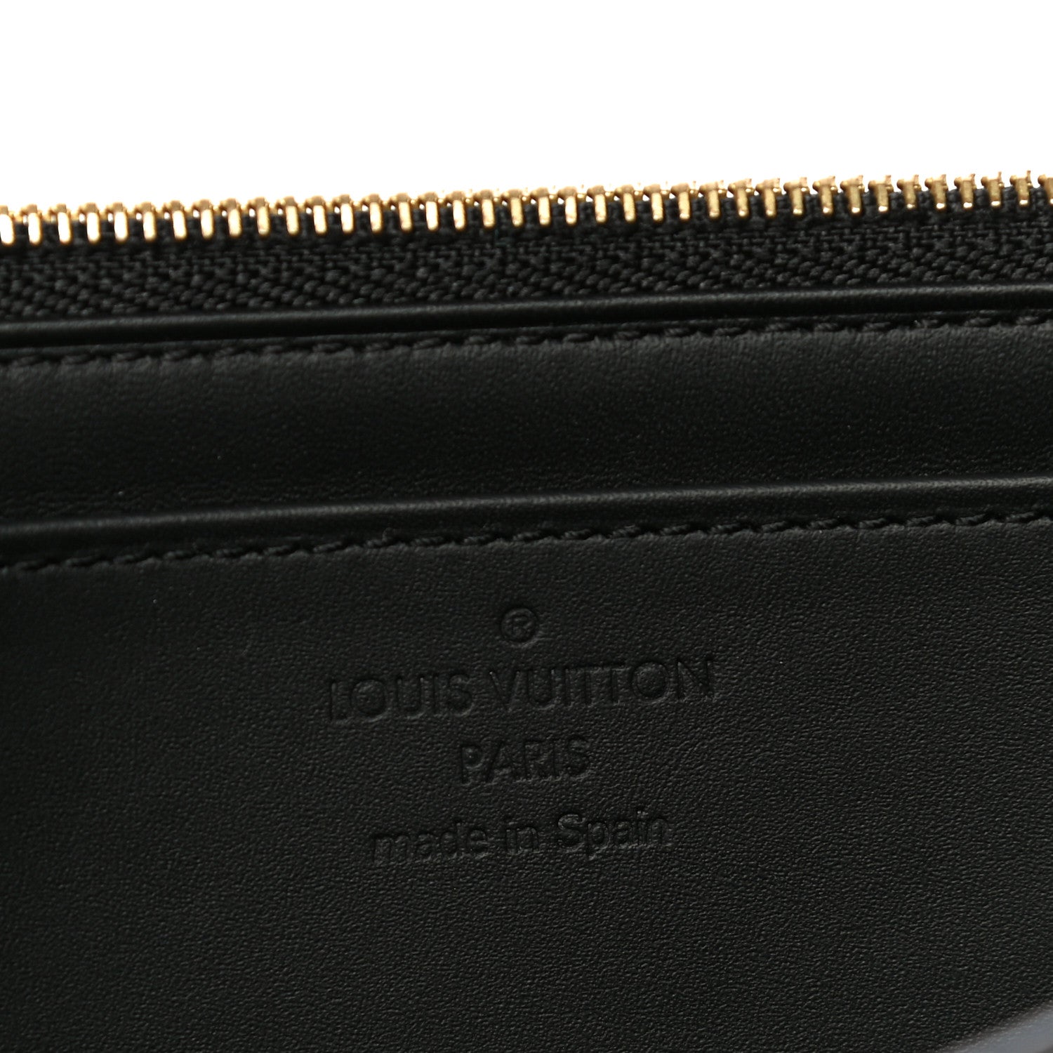 Louis Vuitton Patent Louise Clutch Black 8 of 11