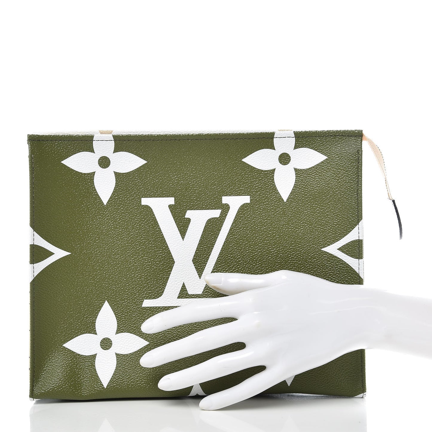 Monogram Giant Toiletry Pouch 26 Kaki