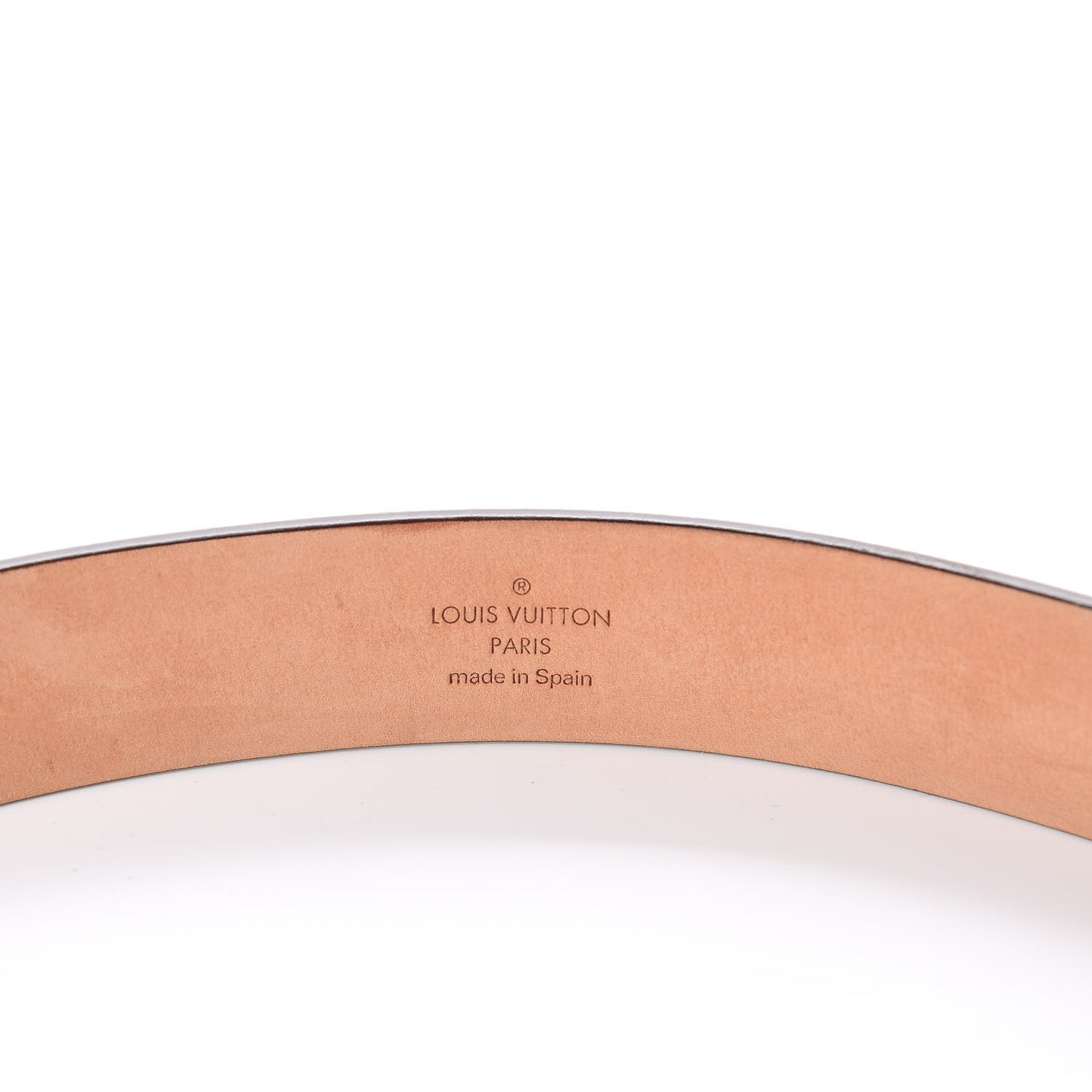 Monogram Ceinture Belt Silver Buckle 80 32