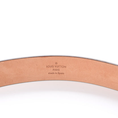 Louis Vuitton Monogram Ceinture Belt Silver Buckle 80 32 5 of 10