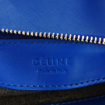 Celine Lambskin Small Trio Crossbody Bag Electric Blue 5 of 7