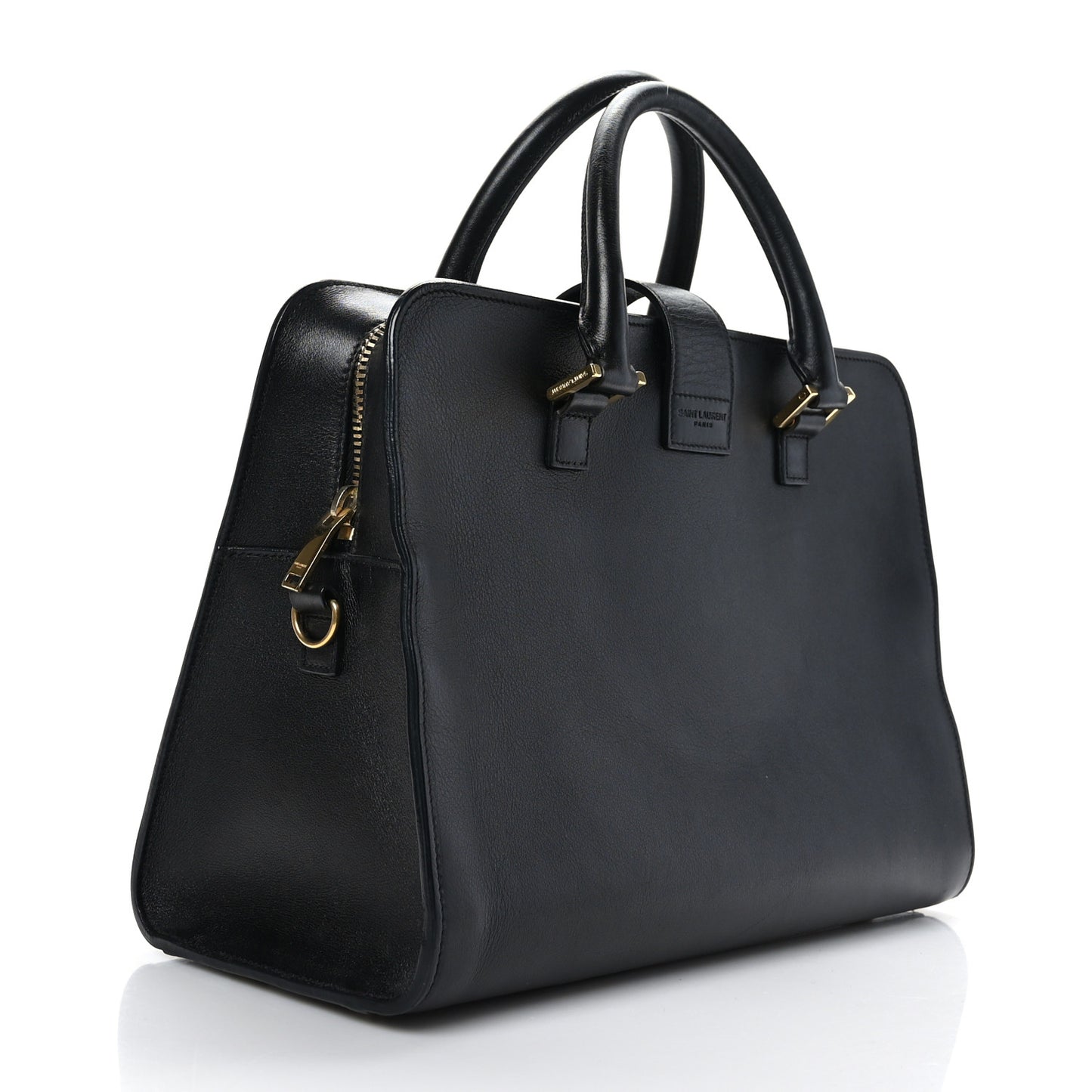 Smooth Calfskin Small Monogram Cabas Black