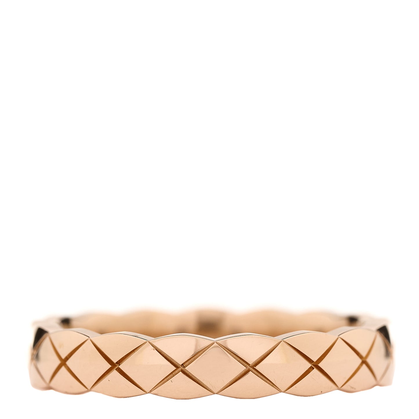 18K Beige Gold Mini Coco Crush Ring 50 5.25