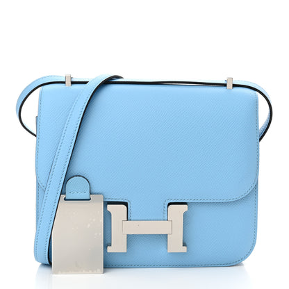 Hermes Epsom Constance 18 Celeste 3 of 11