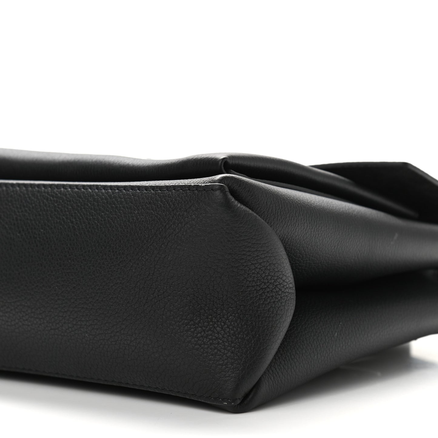 Soft Calfskin My Lockme Top Handle Black