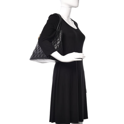 Chanel Caviar Quilted Medallion Tote Black 2 of 12