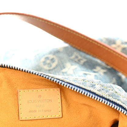 Louis Vuitton Monogram Denim Baggy PM Blue 6 of 9