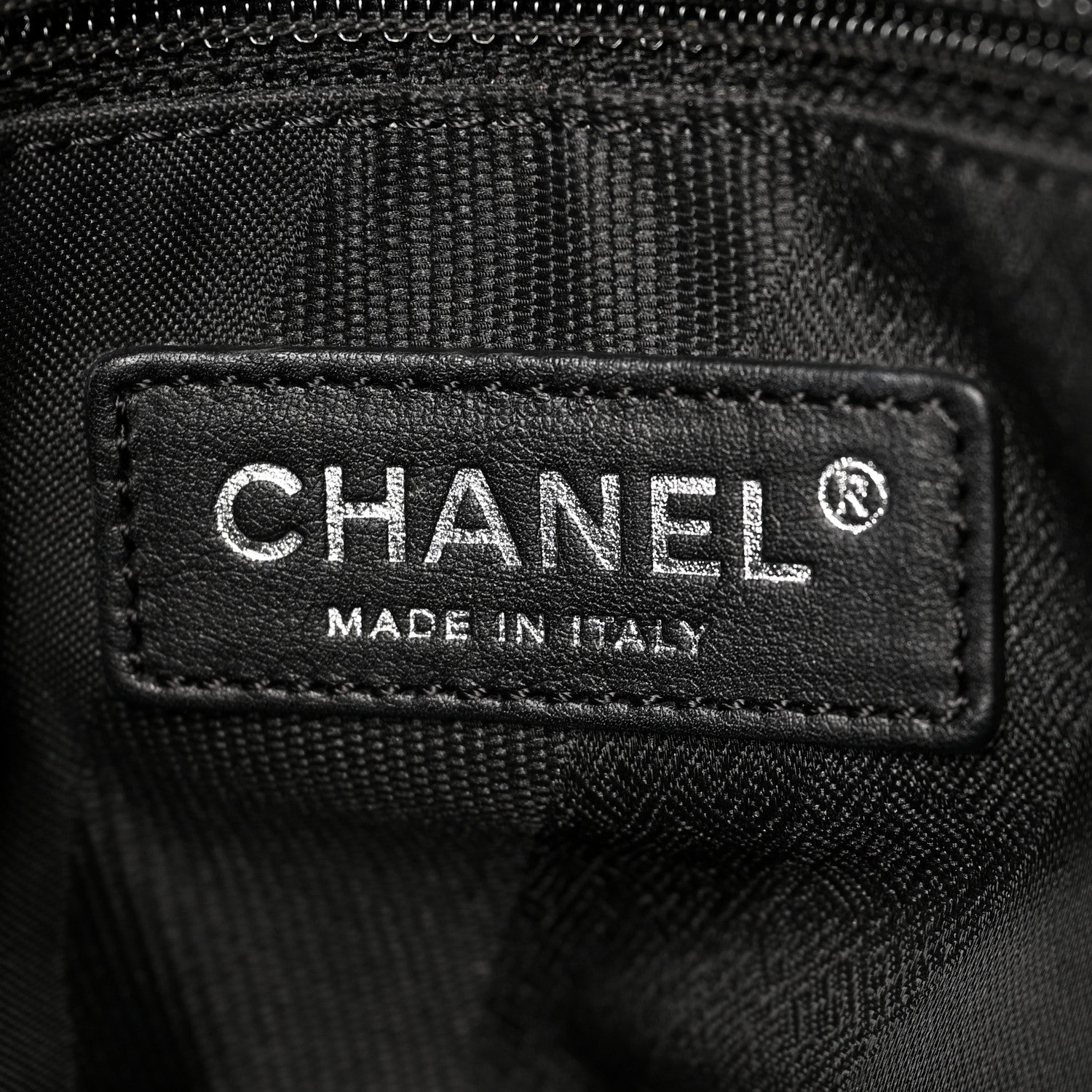Chanel Glazed Calfskin Lambskin Portobello Tote Black 6 of 11