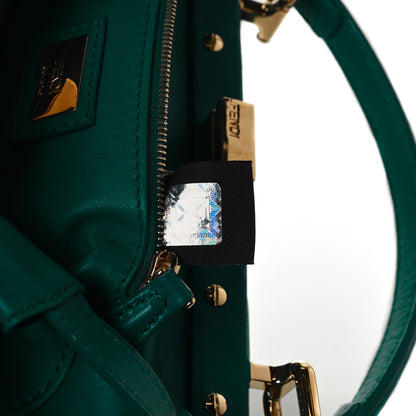 Fendi Nappa Mini Peekaboo Iconic Satchel Lago 7 of 9