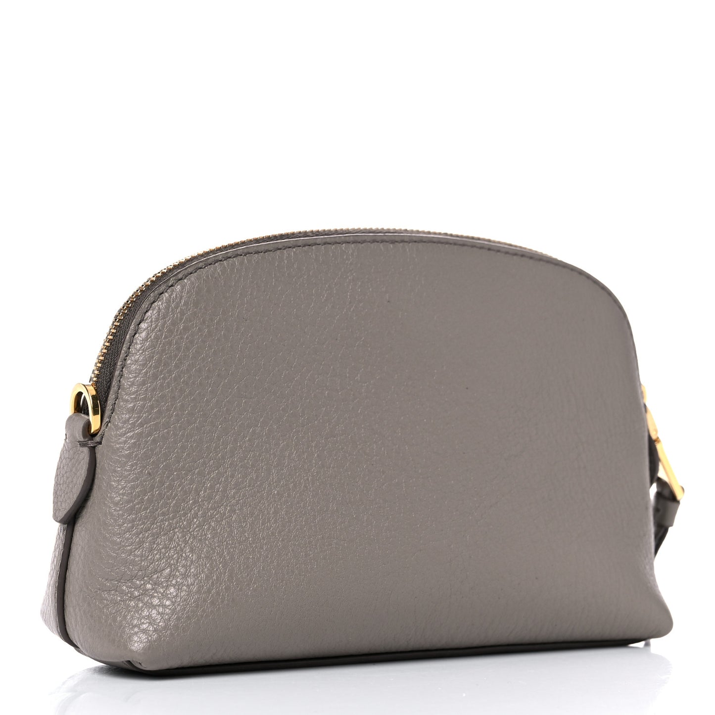 Vitello Daino Cosmetic Pouch Argilla