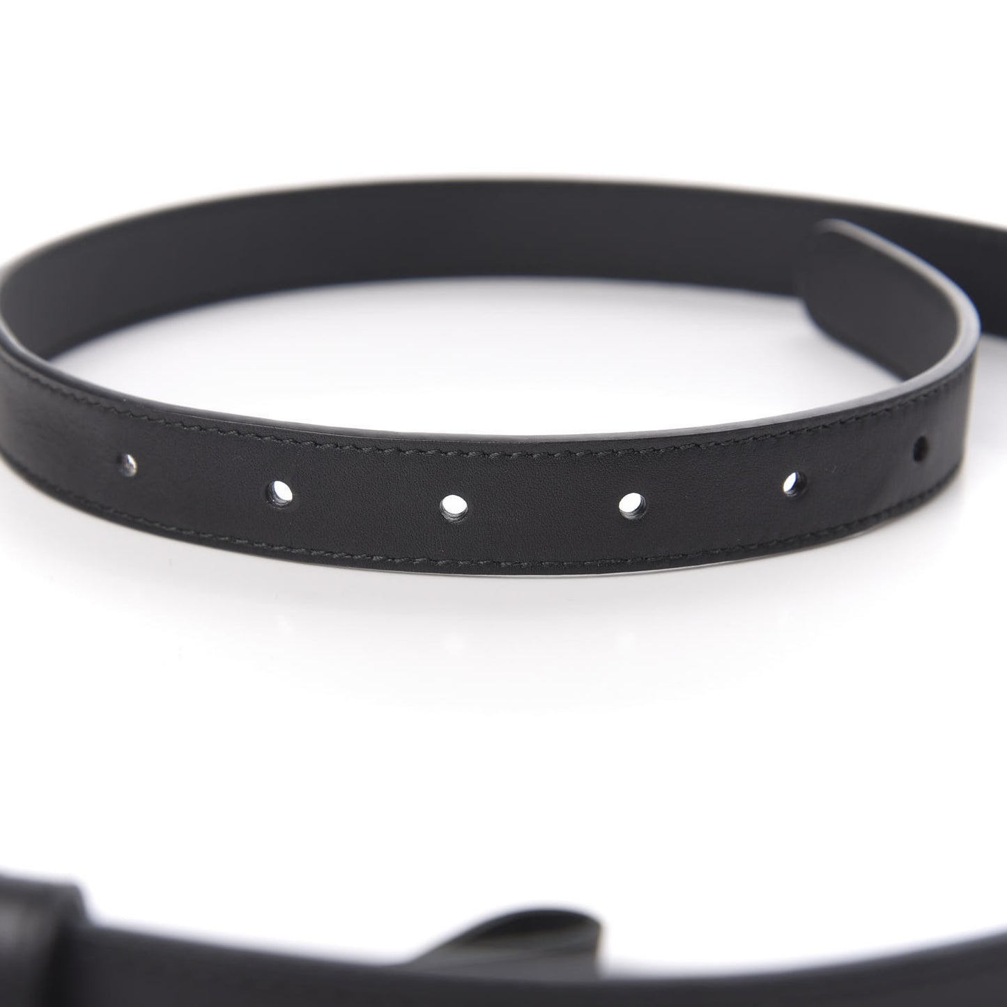 Calfskin Double G 20mm Belt 80 32 Black