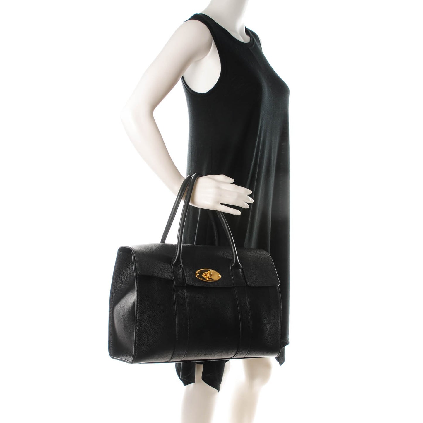 Natural Grain Calfskin New Bayswater Black
